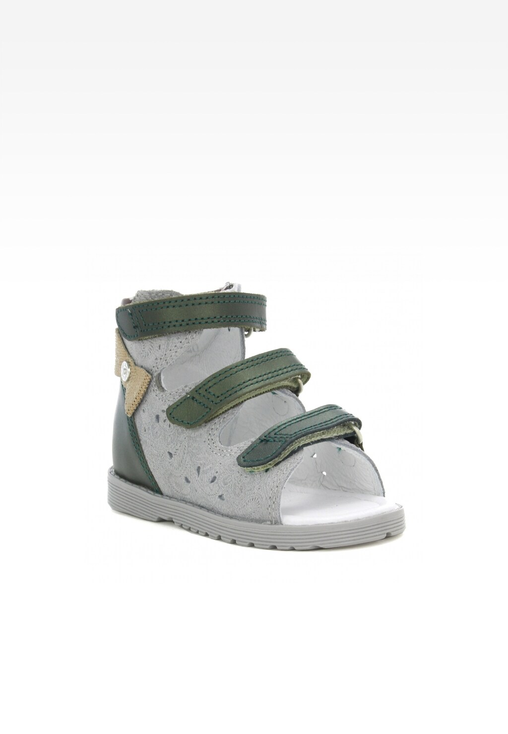 Obuwie profilaktyczne bartek BARTEK T-81803-5/V13, dla dziewcząt, szaro-zielony Widok 2
