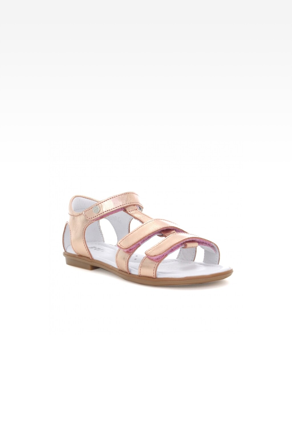 Sandały BARTEK W-59016/NRG II, dla dziewcząt, różowo-złoty Widok 2