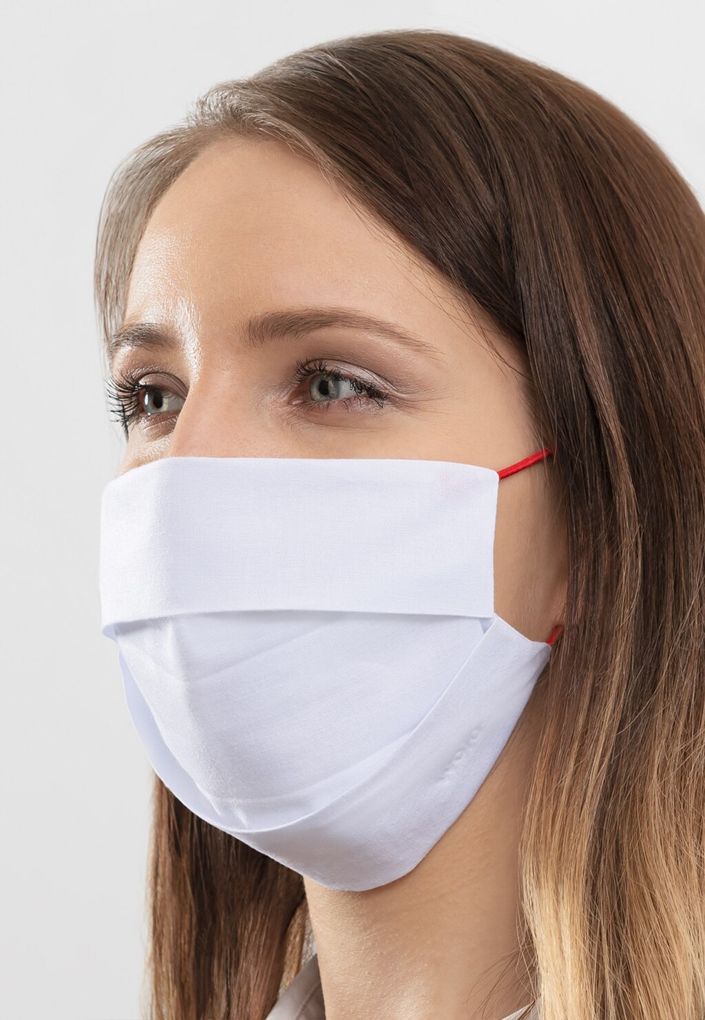 Maseczka uniwersalna 5-pak premium z jonami srebra - biały. 981015 Widok 1