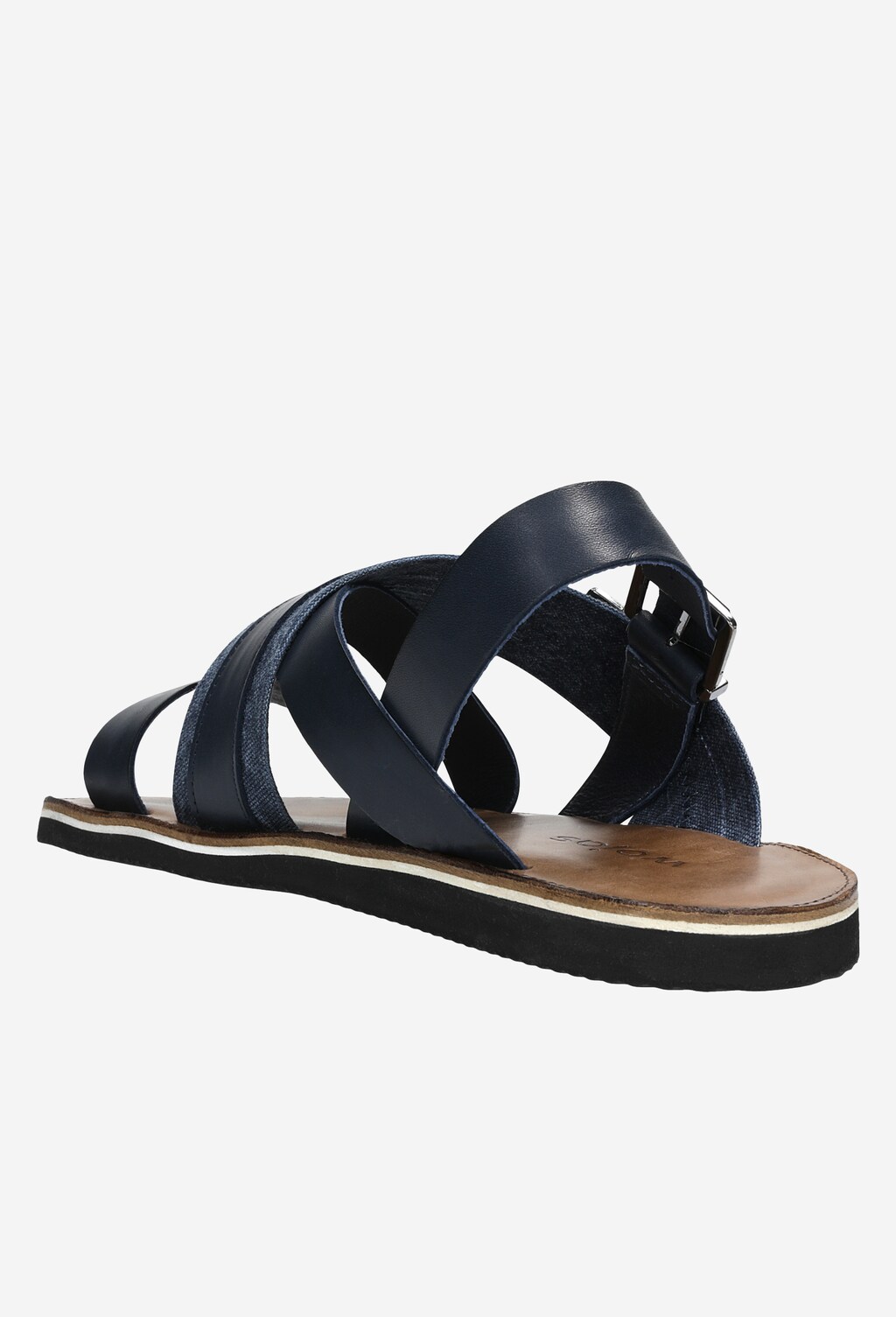 Tmavomodré pánske sandále na horúce leto 29005-86 Widok 3