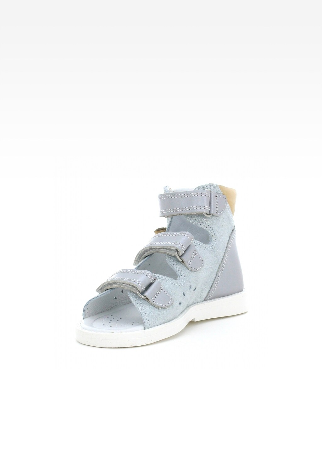 Obuwie profilaktyczne bartek BARTEK T-81803-5/37X, dla dziewcząt, srebrno-złoty Widok 3