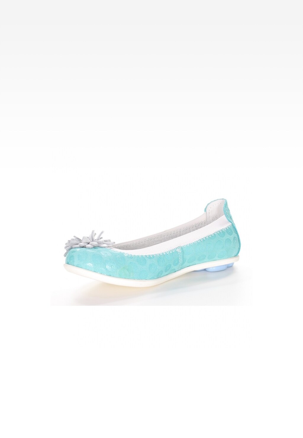 Czółenka BARTEK T-65433/S/Q66 II, dla dziewcząt, turkusowo-biały Widok 3