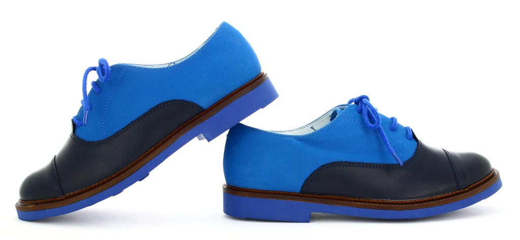 Półbuty BARTEK T-98566/SZ/102 II, dla chłopców, czarno-niebieski Widok 6