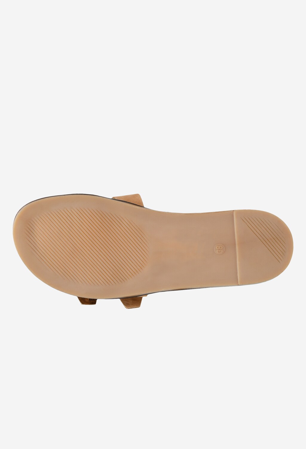 Brązowo-złote klapki damskie z motywami zwierzęcymi 74019-83 Widok 5