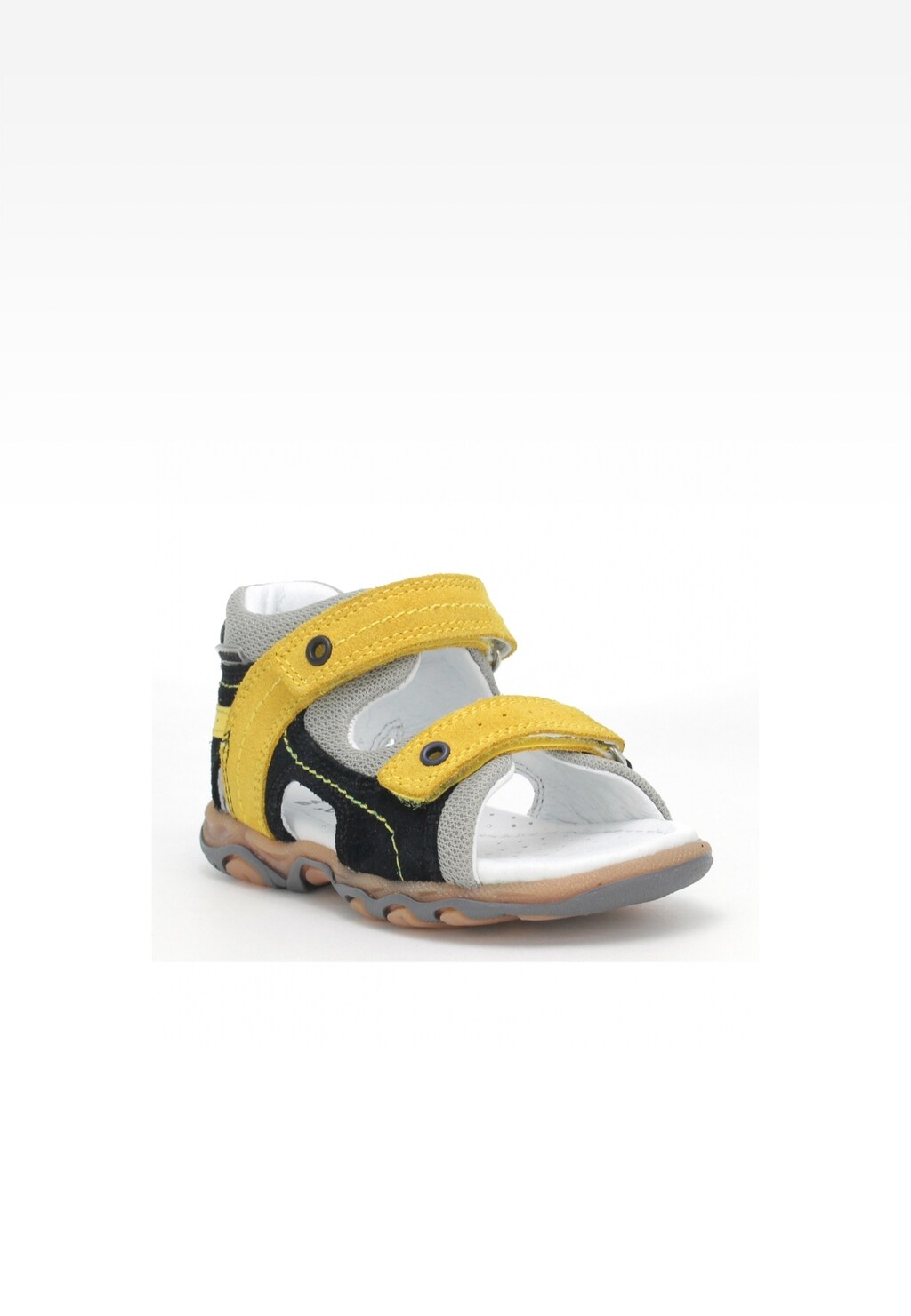 Sandały BARTEK W-11848-7/W35, dla chłopców, czarno-żółty Widok 2