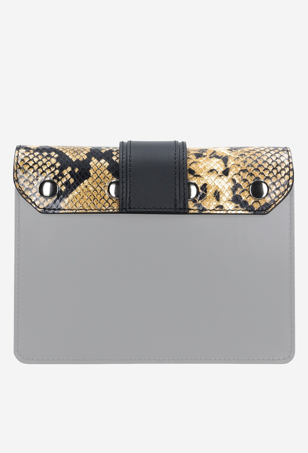 Klapka do torebki z wężowym motywem  80056-08 Widok 3