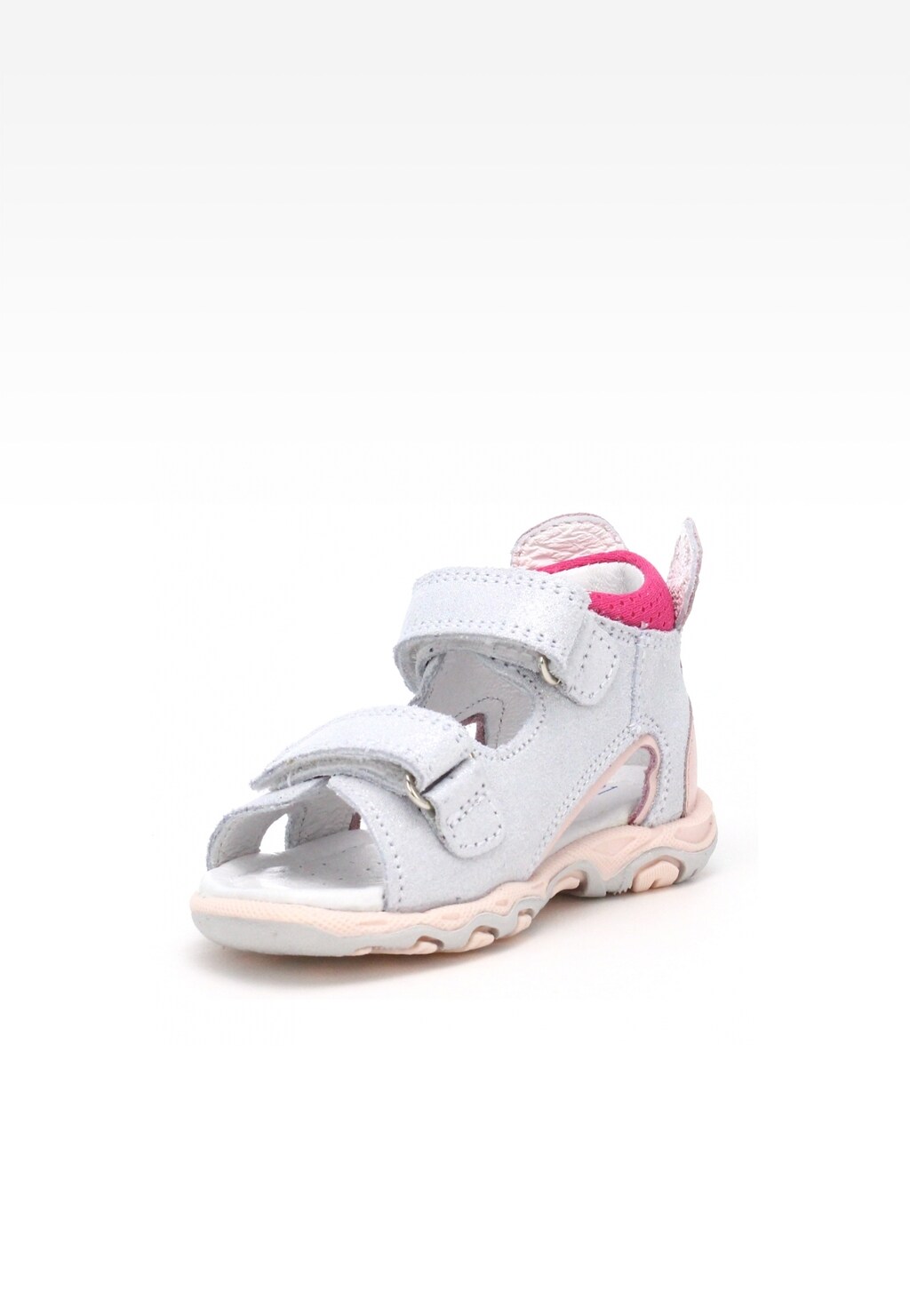 Sandały BARTEK W-71144/SKW, dla dziewcząt, srebrny Widok 3