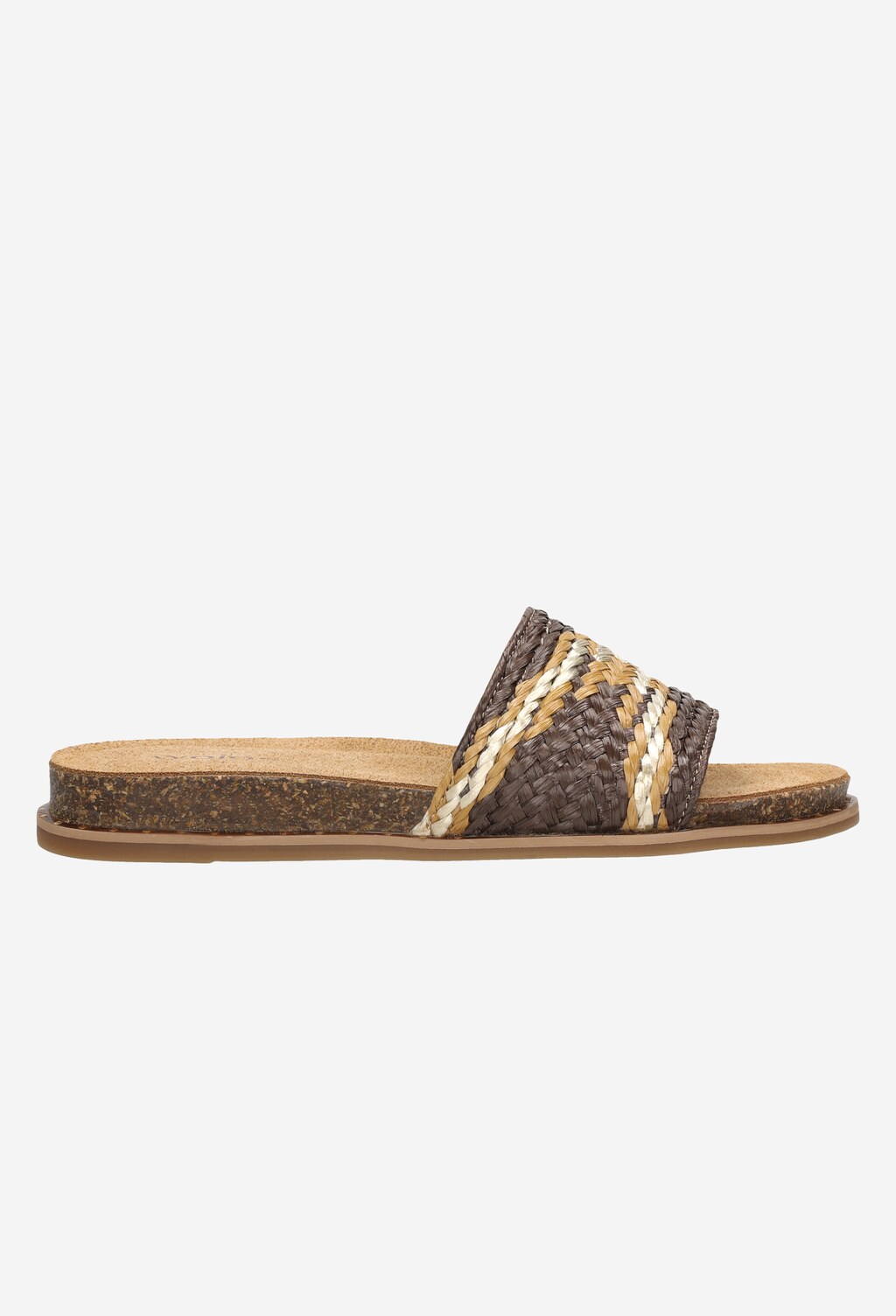 Brązowe klapki damskie z minikolekcji OFFBEAT ARTISAN 74011-82 Widok 1