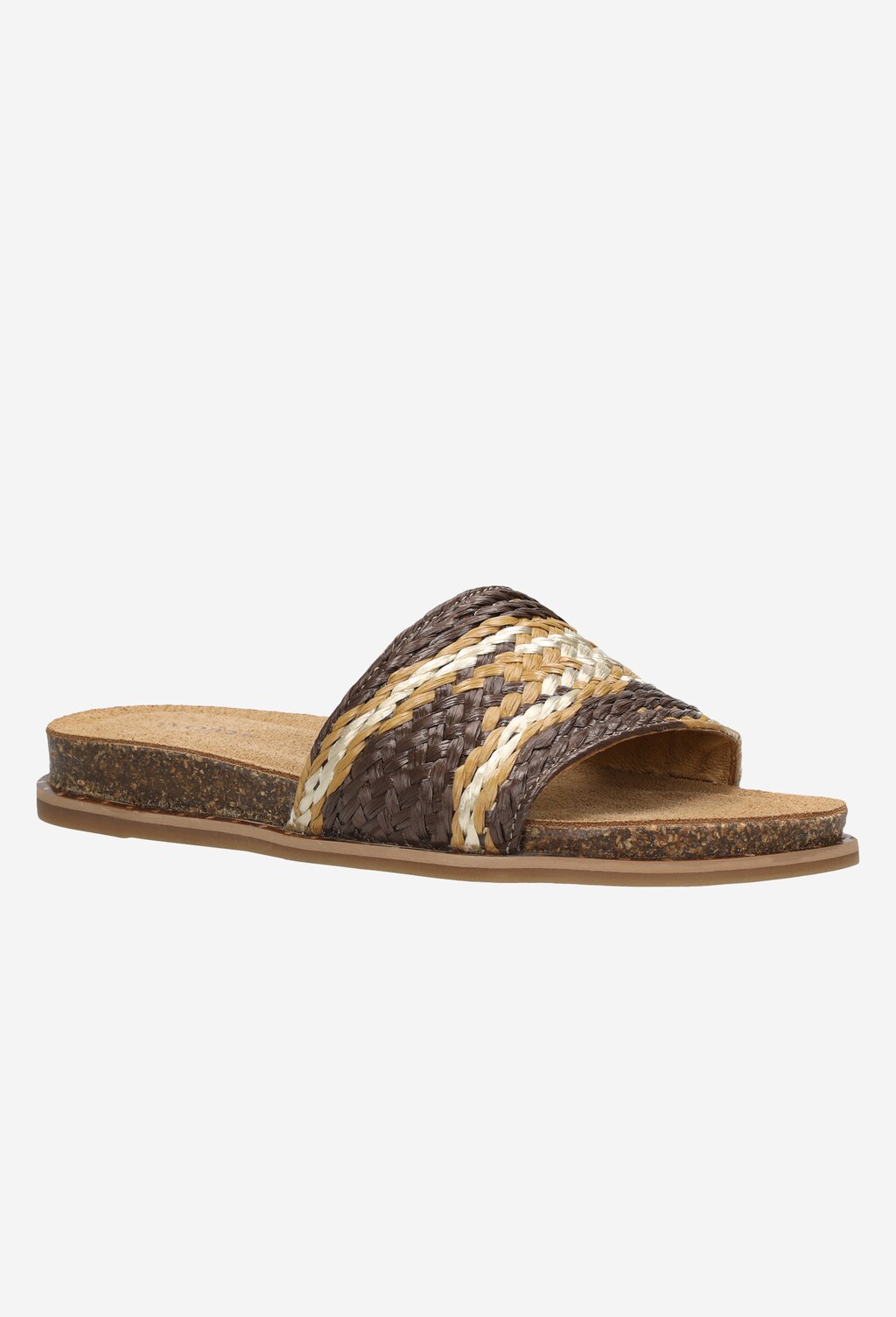 Brązowe klapki damskie z minikolekcji OFFBEAT ARTISAN 74011-82 Widok 2