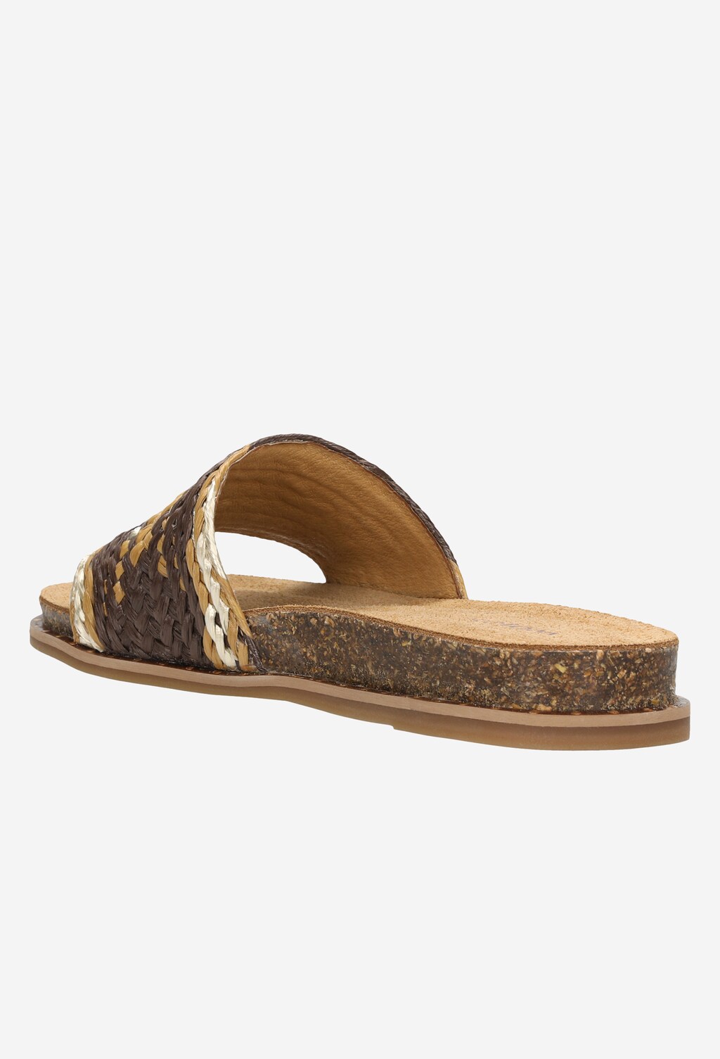 Brązowe klapki damskie z minikolekcji OFFBEAT ARTISAN 74011-82 Widok 3