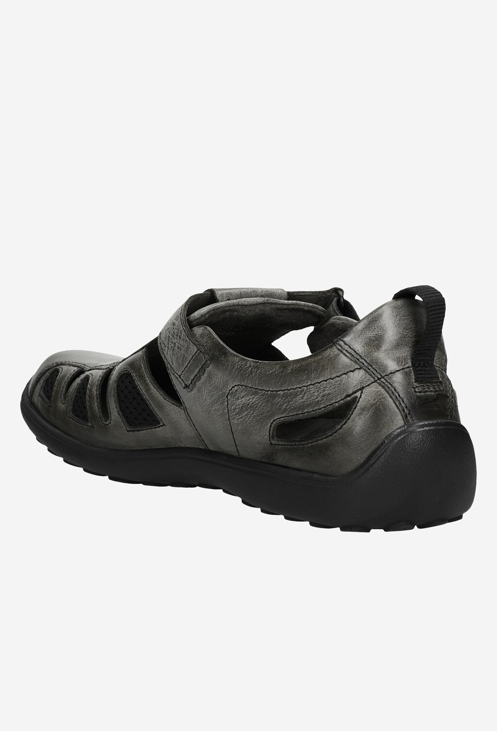 Wygodne popielate półbuty męskie idealne na lato 2156-05 Widok 3