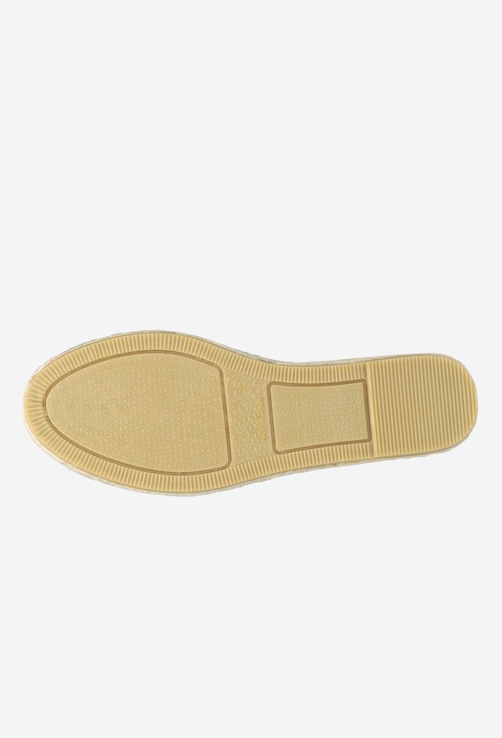 Jasnobrązowe espadryle damskie na podwyższonej podeszwie 46038-63 Widok 5