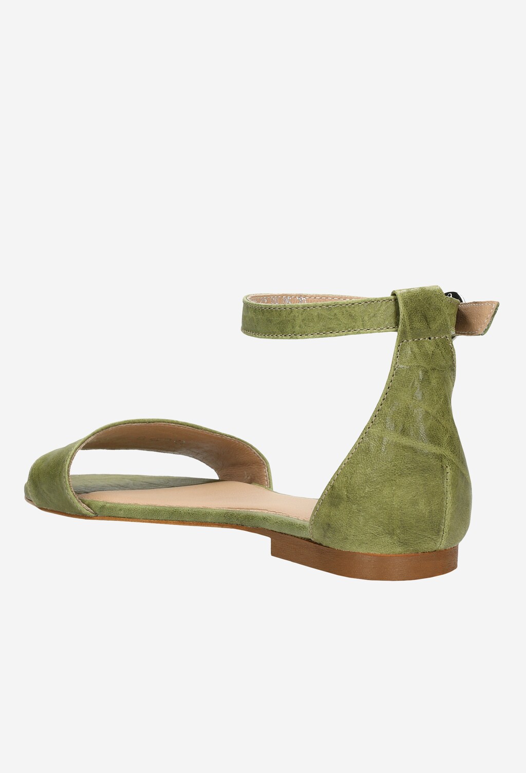 Zielone damskie sandały 76007-57 Widok 3