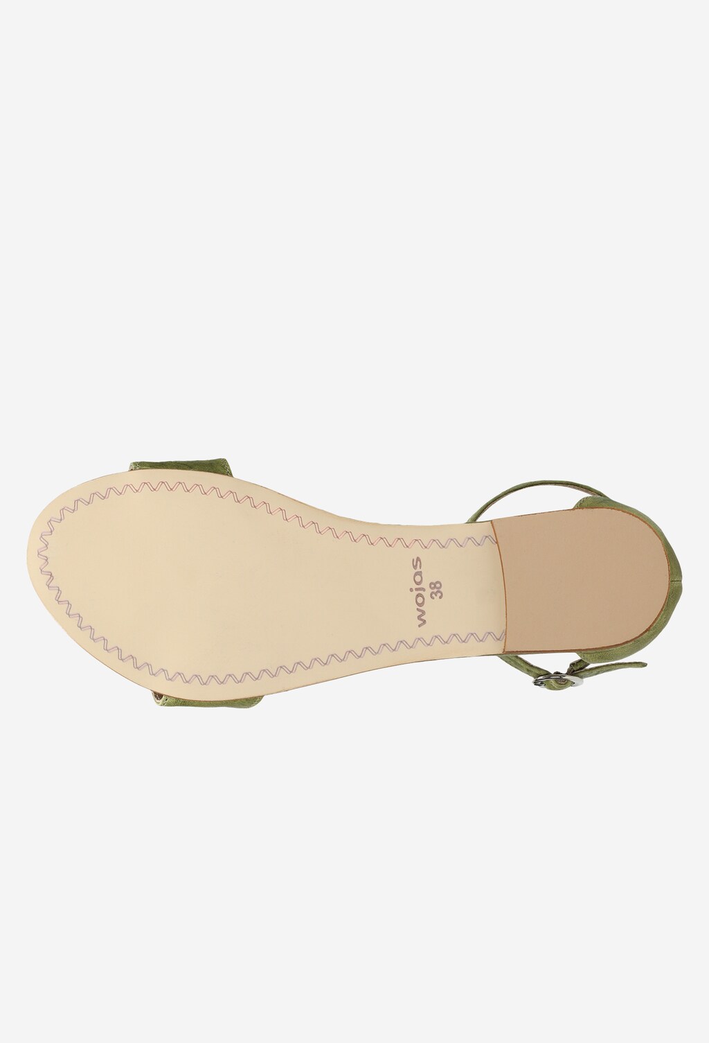 Zielone damskie sandały 76007-57 Widok 5