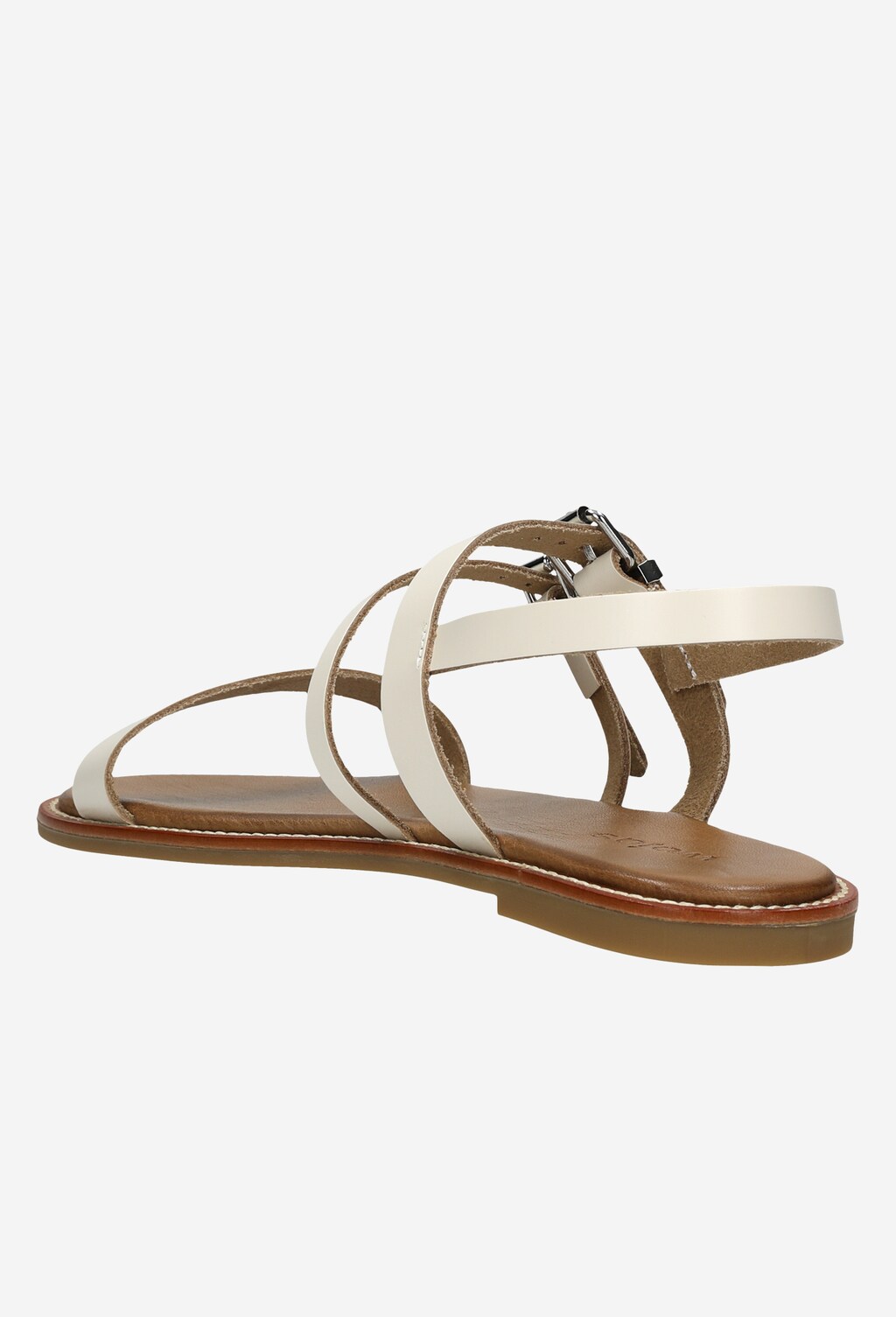 Béžové dámske sandále na leto plné zážitkov 76002-54 Widok 3