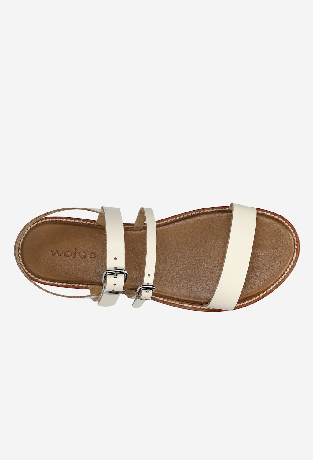 Béžové dámske sandále na leto plné zážitkov 76002-54 Widok 4