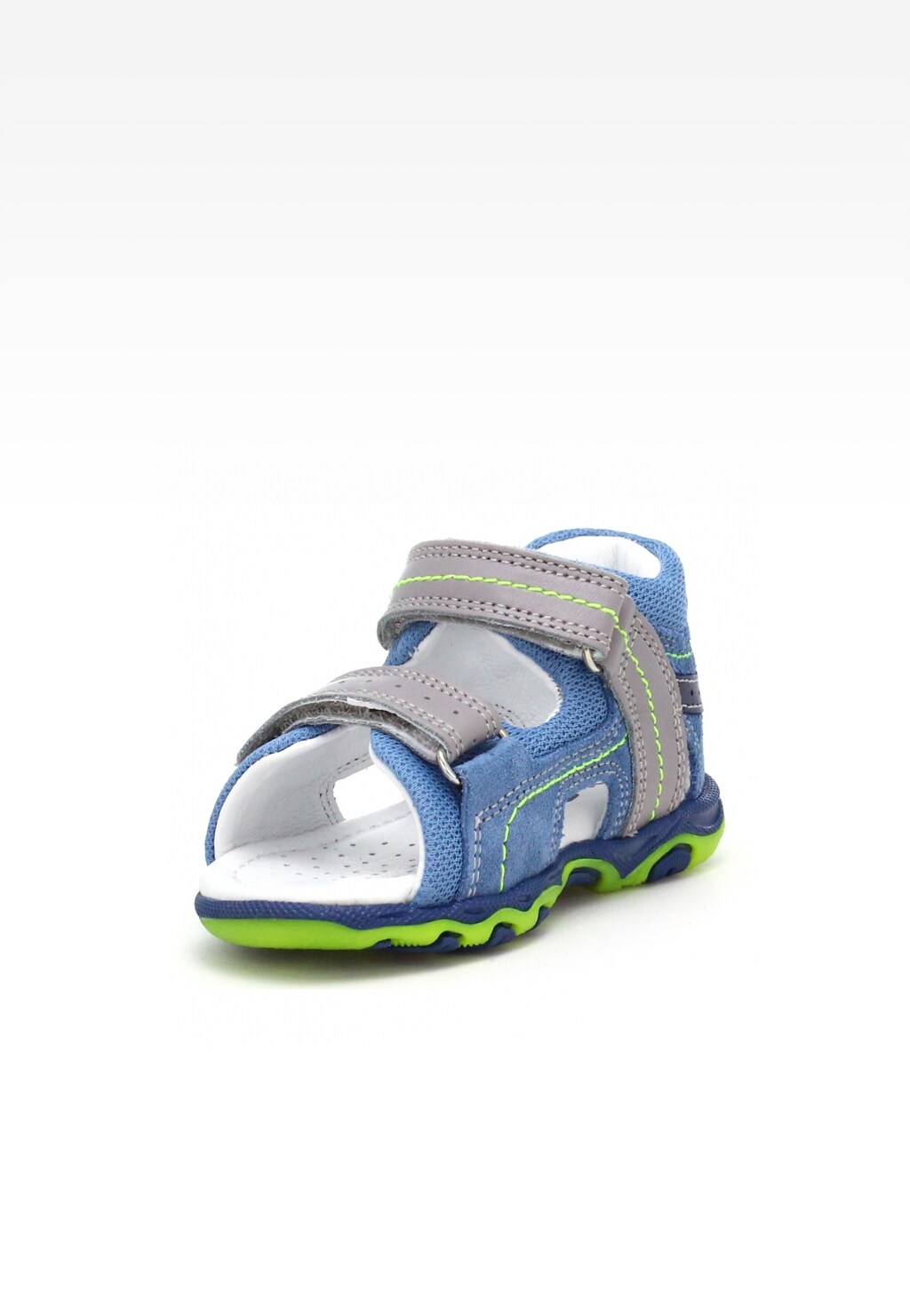 Sandały BARTEK W-11848-7/89Q, dla chłopców, błękitno-szary Widok 3
