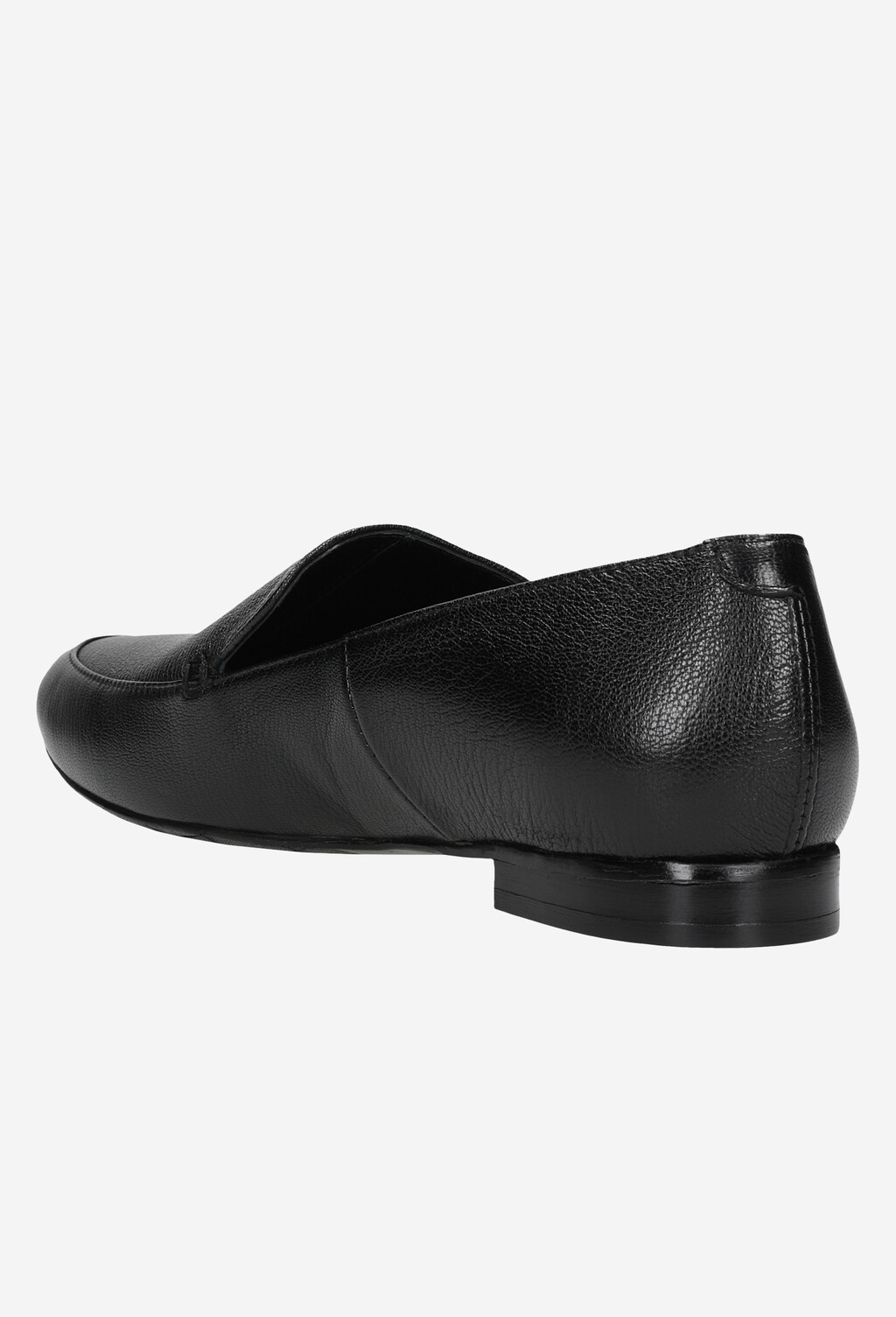 Černé lesklé mokasíny dámské z kvalitní kůže 46047-51 Widok 4