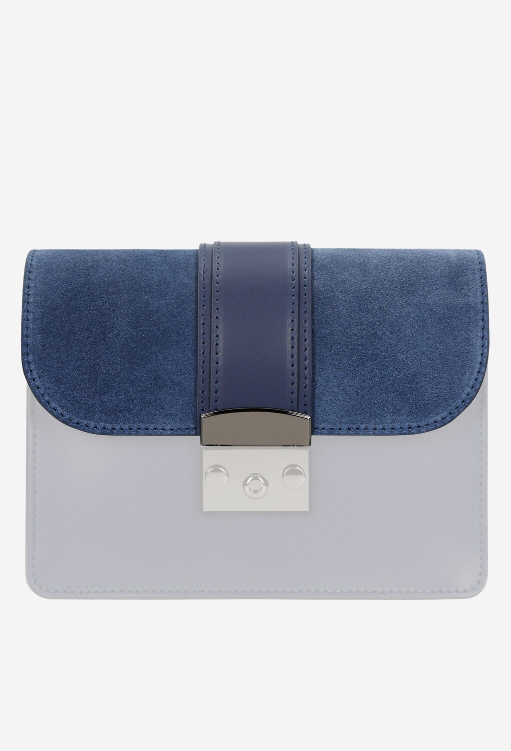 Granatowa klapka do torebki 80056-06 Widok 1