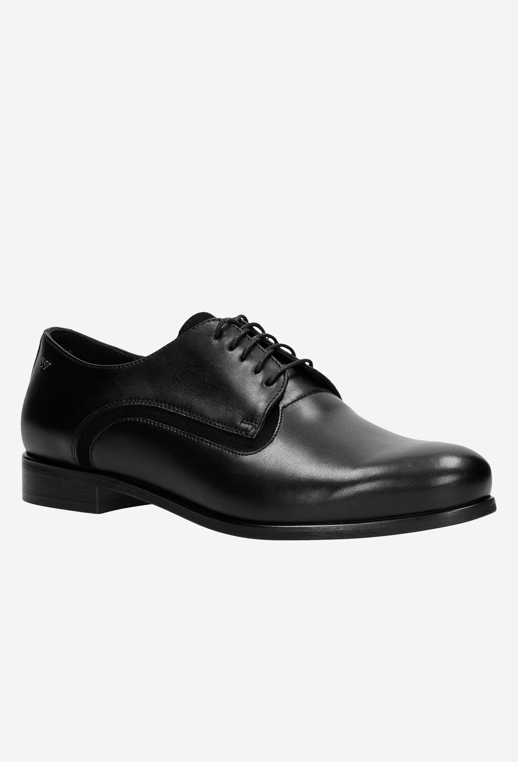 Czarne eleganckie sznurowane półbuty damskie 46052-71 Widok 3