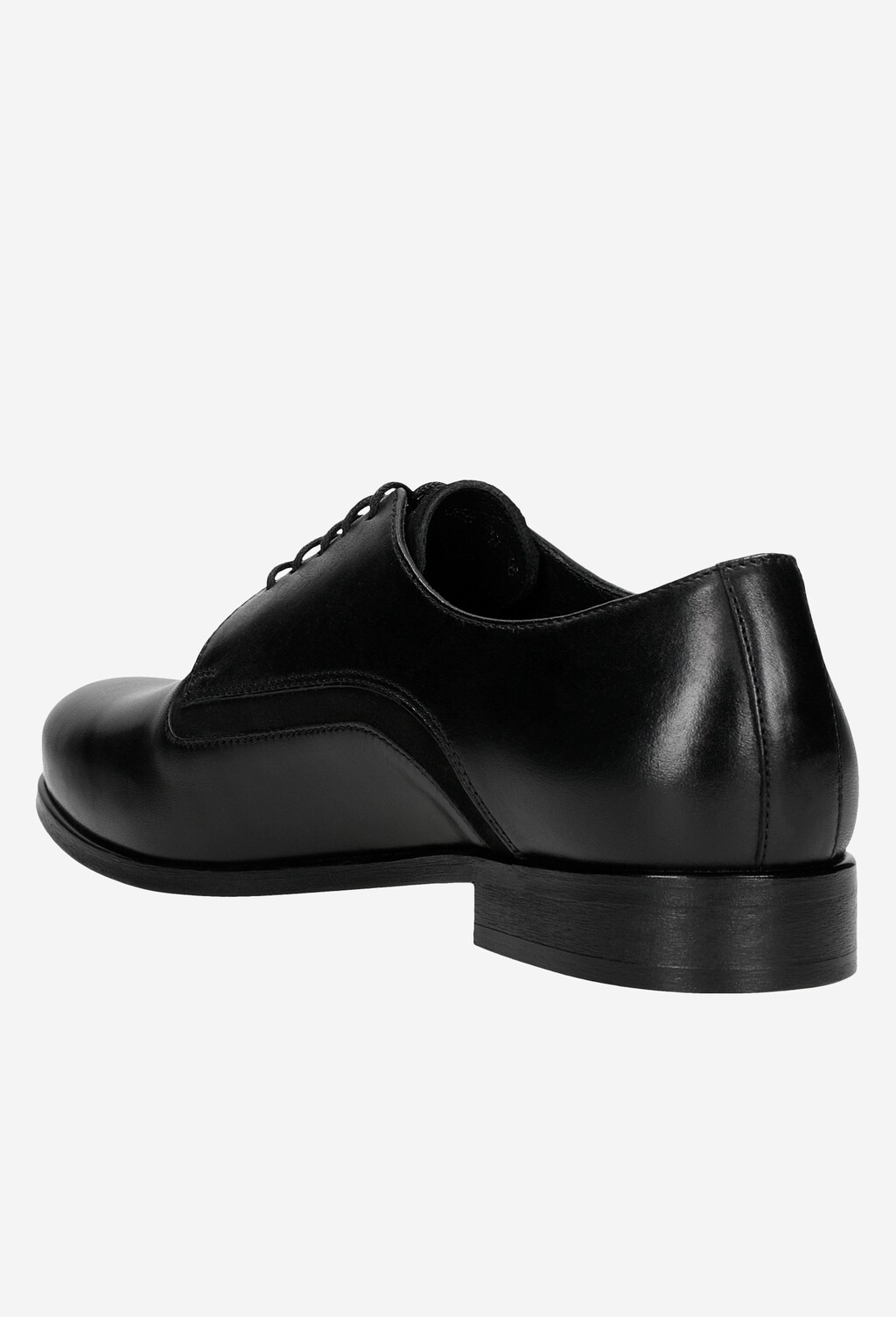 Czarne eleganckie sznurowane półbuty damskie 46052-71 Widok 4