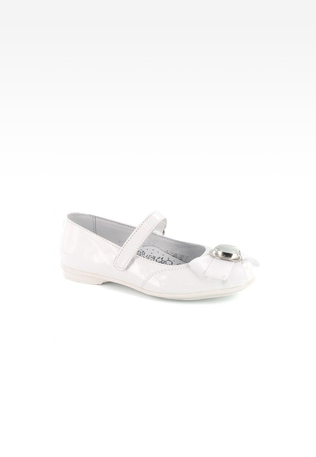 Wizytowe BARTEK W-45418/L18 II, dla dziewcząt, biały Widok 1