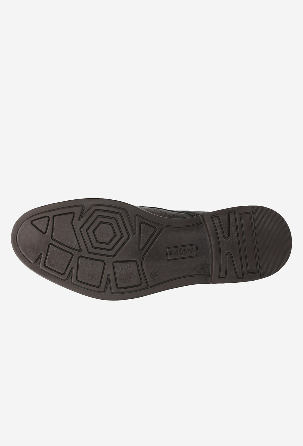 Sznurowane brązowe półbuty męskie w stylu formal 10067-52 Widok 6