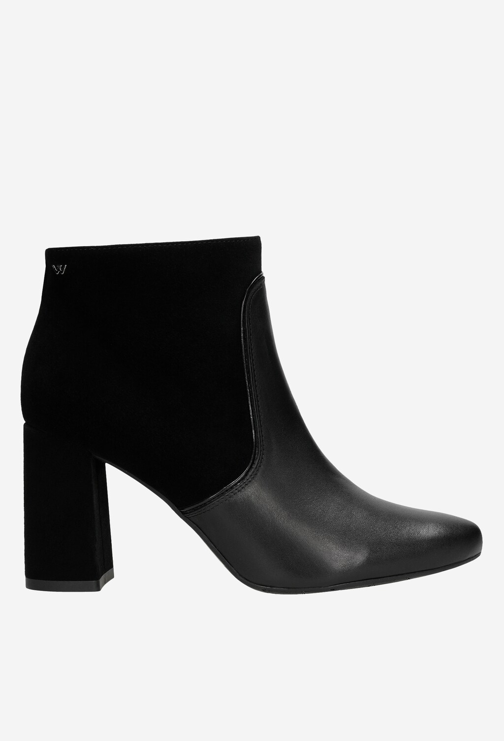 Čierne členkové čižmy na opätku pre sebavedomé krásky 55055-71 Widok 2