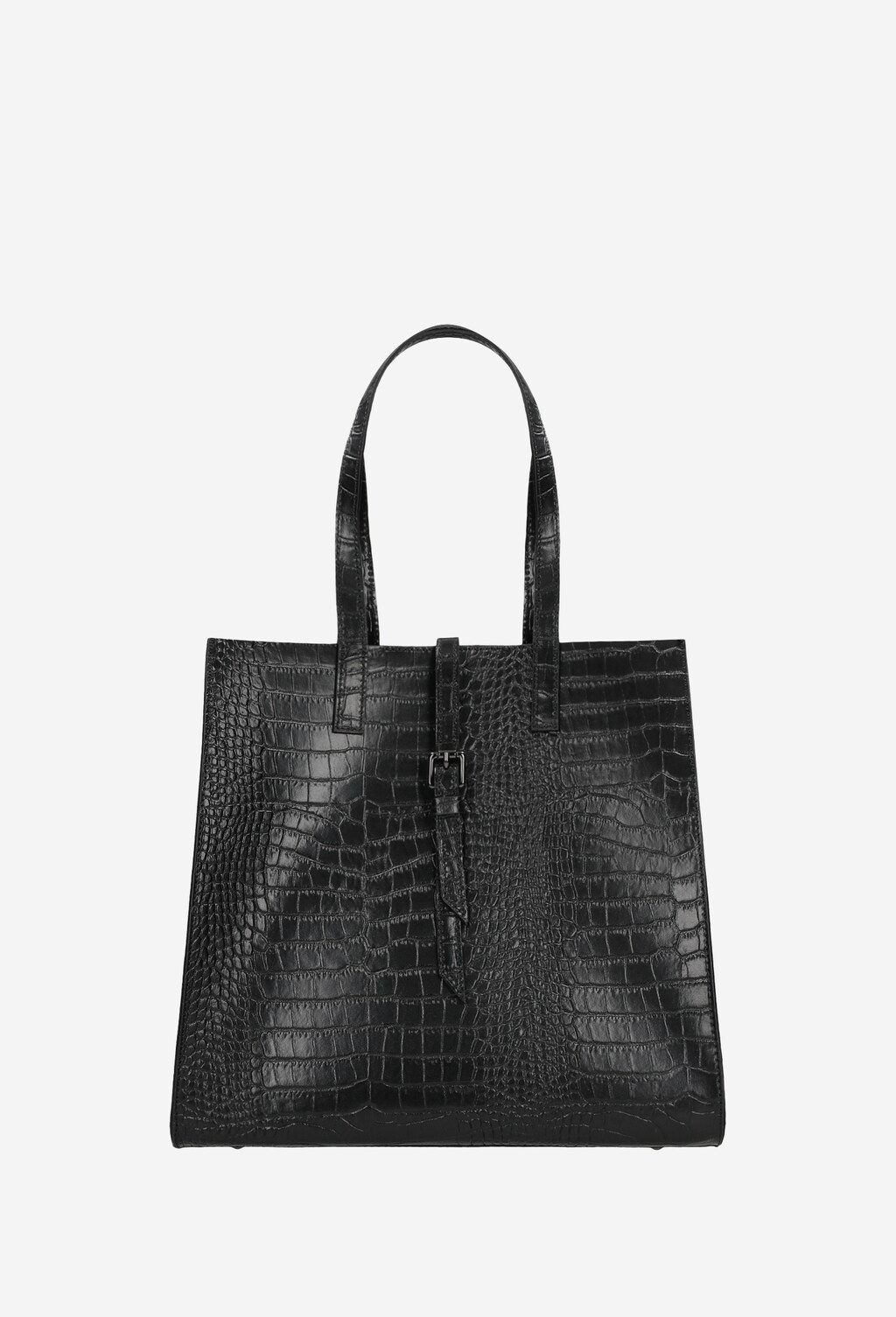 Duża czarna torebka damska na co dzień 80086-51 Widok 2