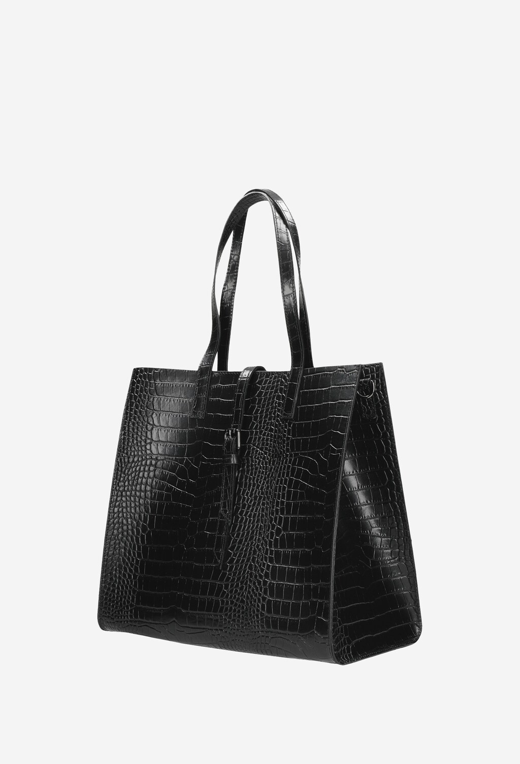 Duża czarna torebka damska na co dzień 80086-51 Widok 3