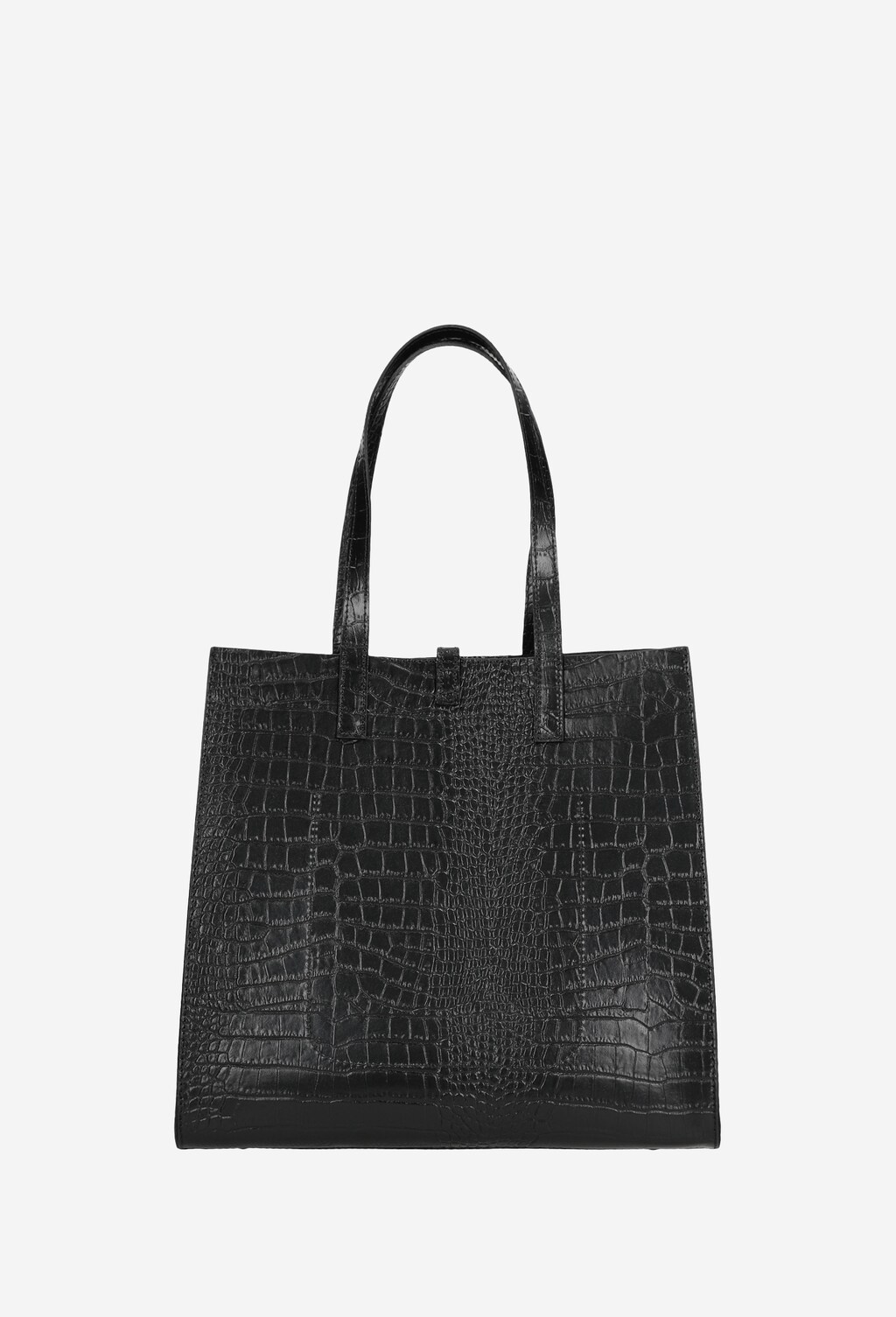 Duża czarna torebka damska na co dzień 80086-51 Widok 4