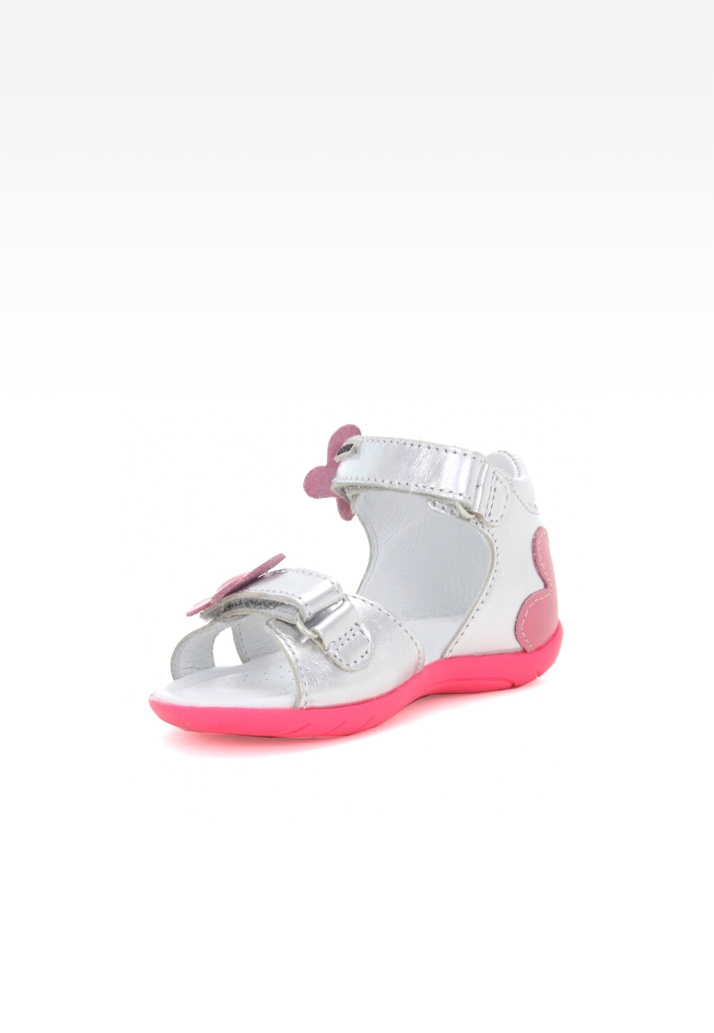 Sandały BARTEK W-51569/75Z, dla dziewcząt, srebrno-różowy Widok 3
