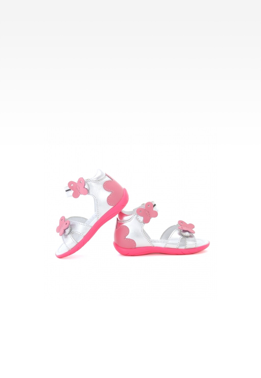 Sandały BARTEK W-51569/75Z, dla dziewcząt, srebrno-różowy Widok 6