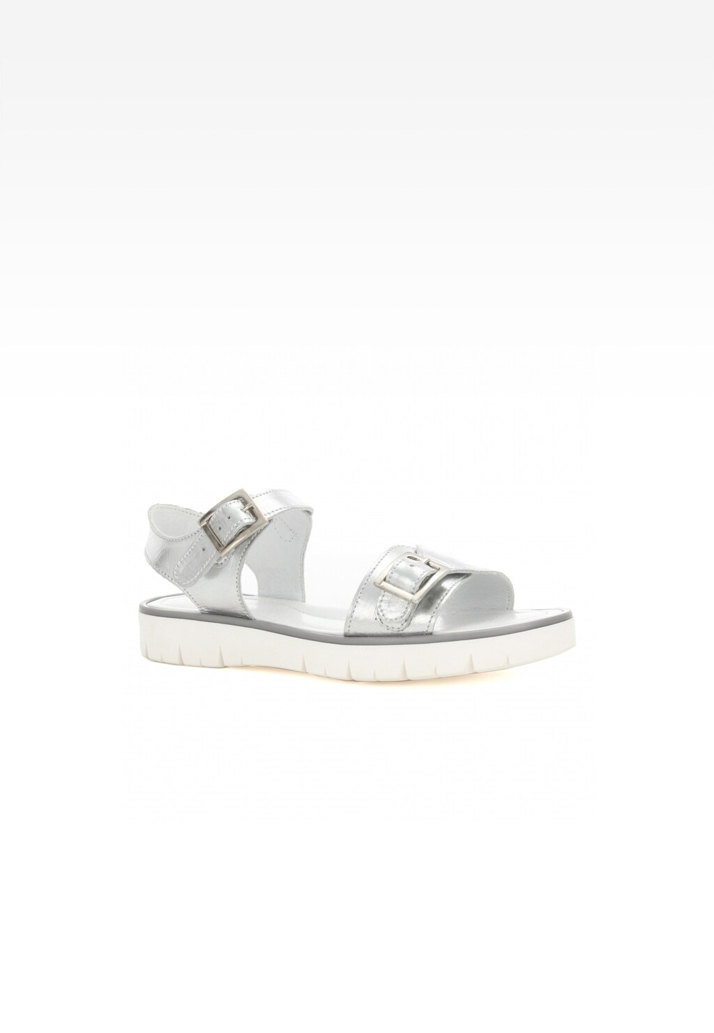 Sandały BARTEK W-39164/18H, dla dziewcząt, srebrny Widok 1