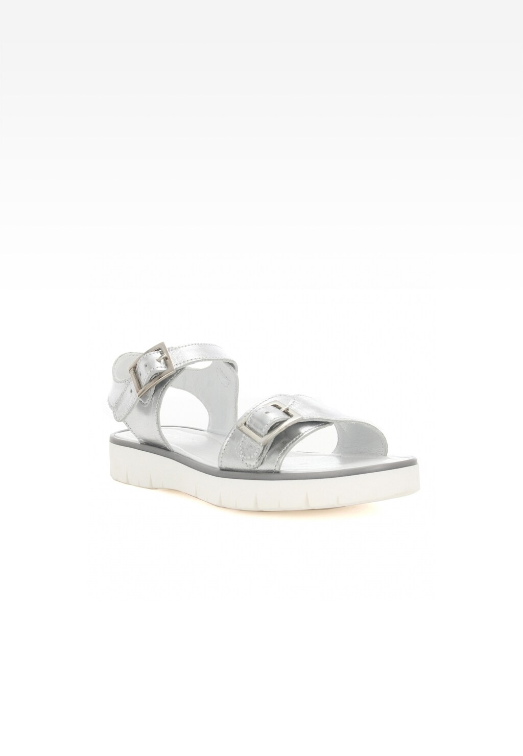 Sandały BARTEK W-39164/18H, dla dziewcząt, srebrny Widok 2