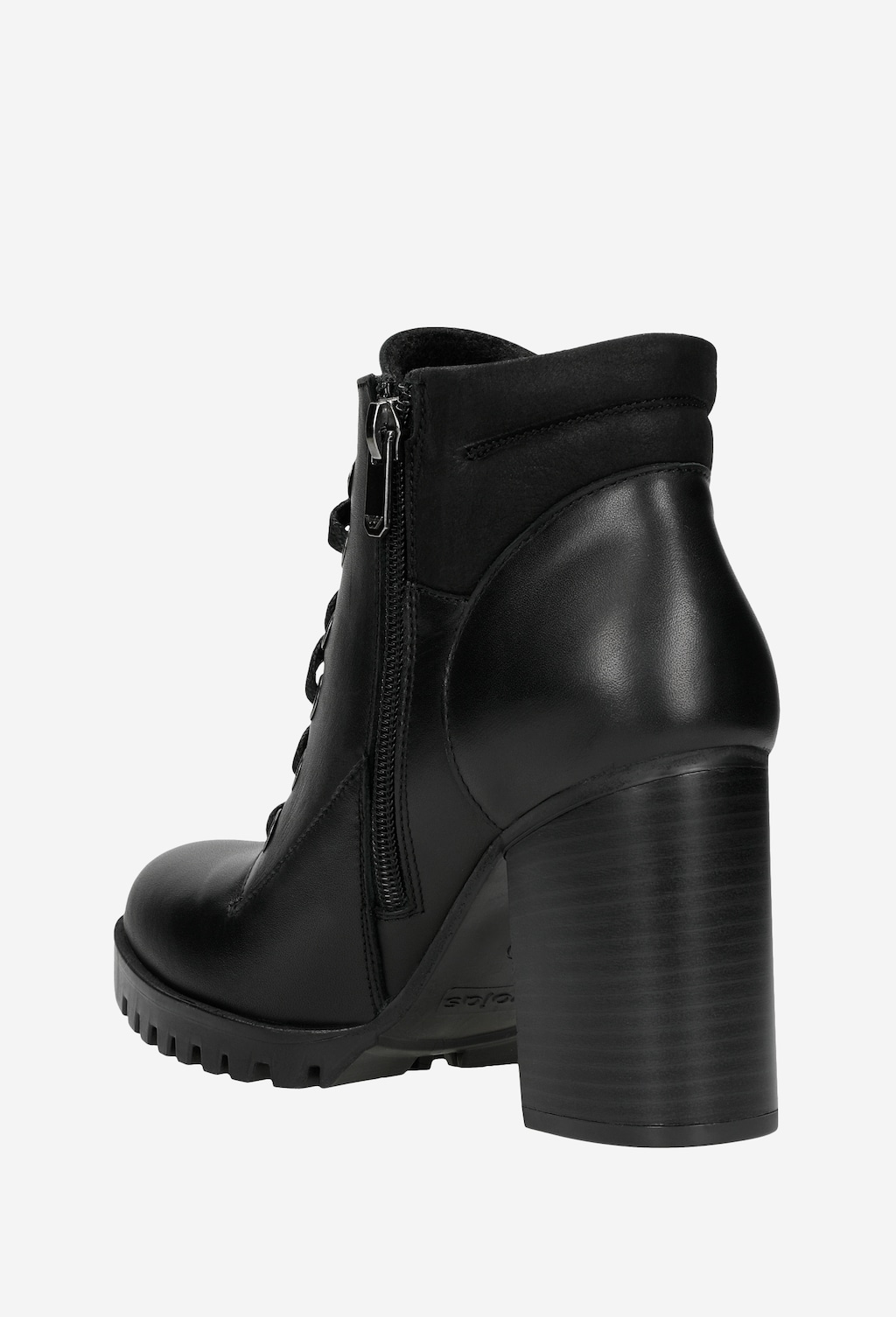 Dokonalé členkové topánky so stĺpikovým podpätkom 64009-71 Widok 4