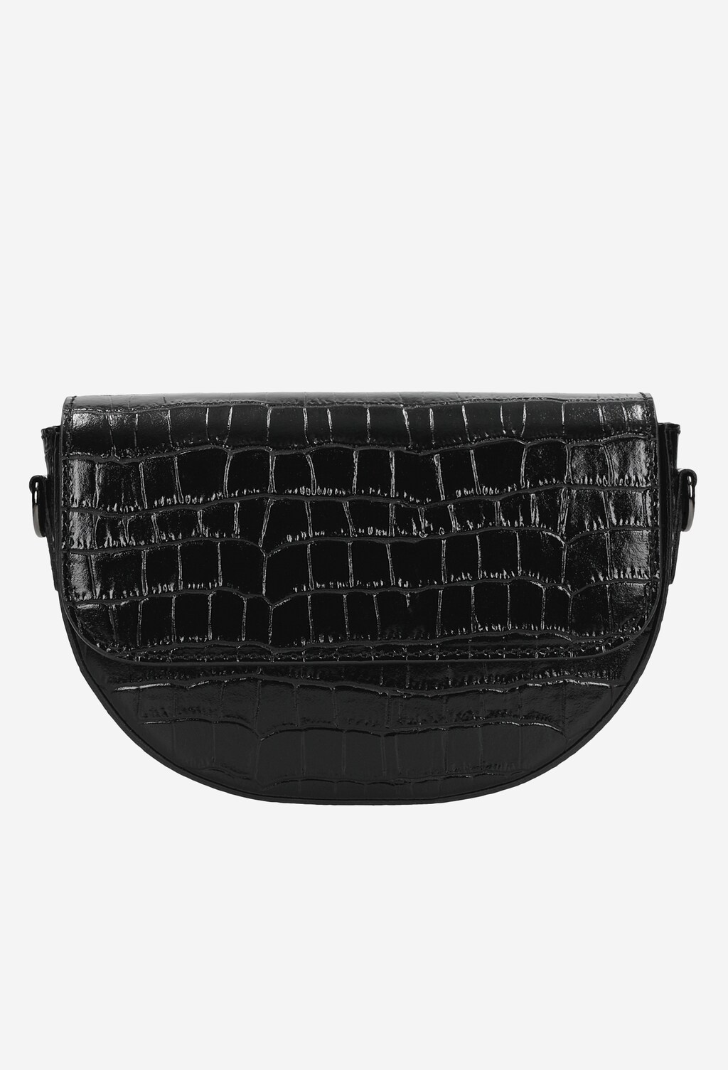 Mała czarna torebka damska z motywem zwierzęcym 80065-51 Widok 2