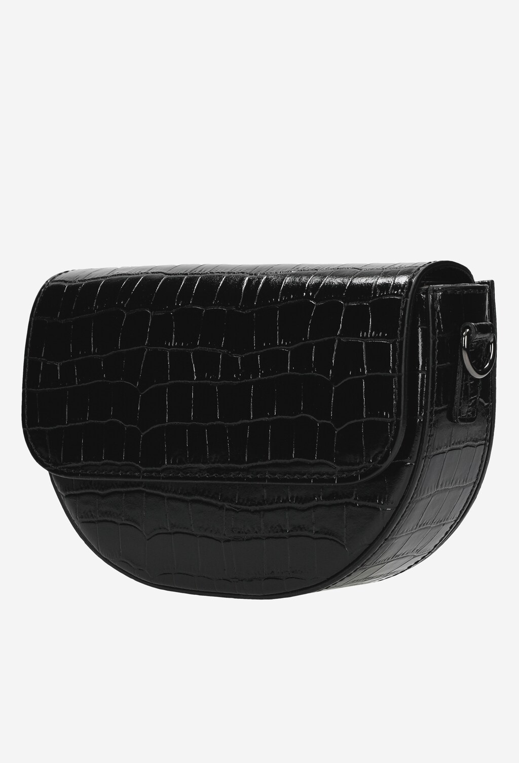 Mała czarna torebka damska z motywem zwierzęcym 80065-51 Widok 3