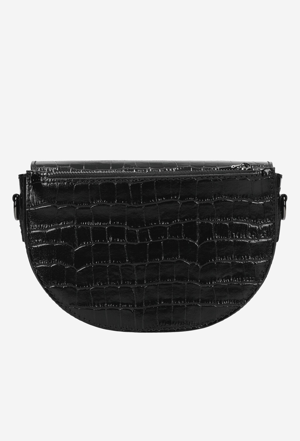 Mała czarna torebka damska z motywem zwierzęcym 80065-51 Widok 4