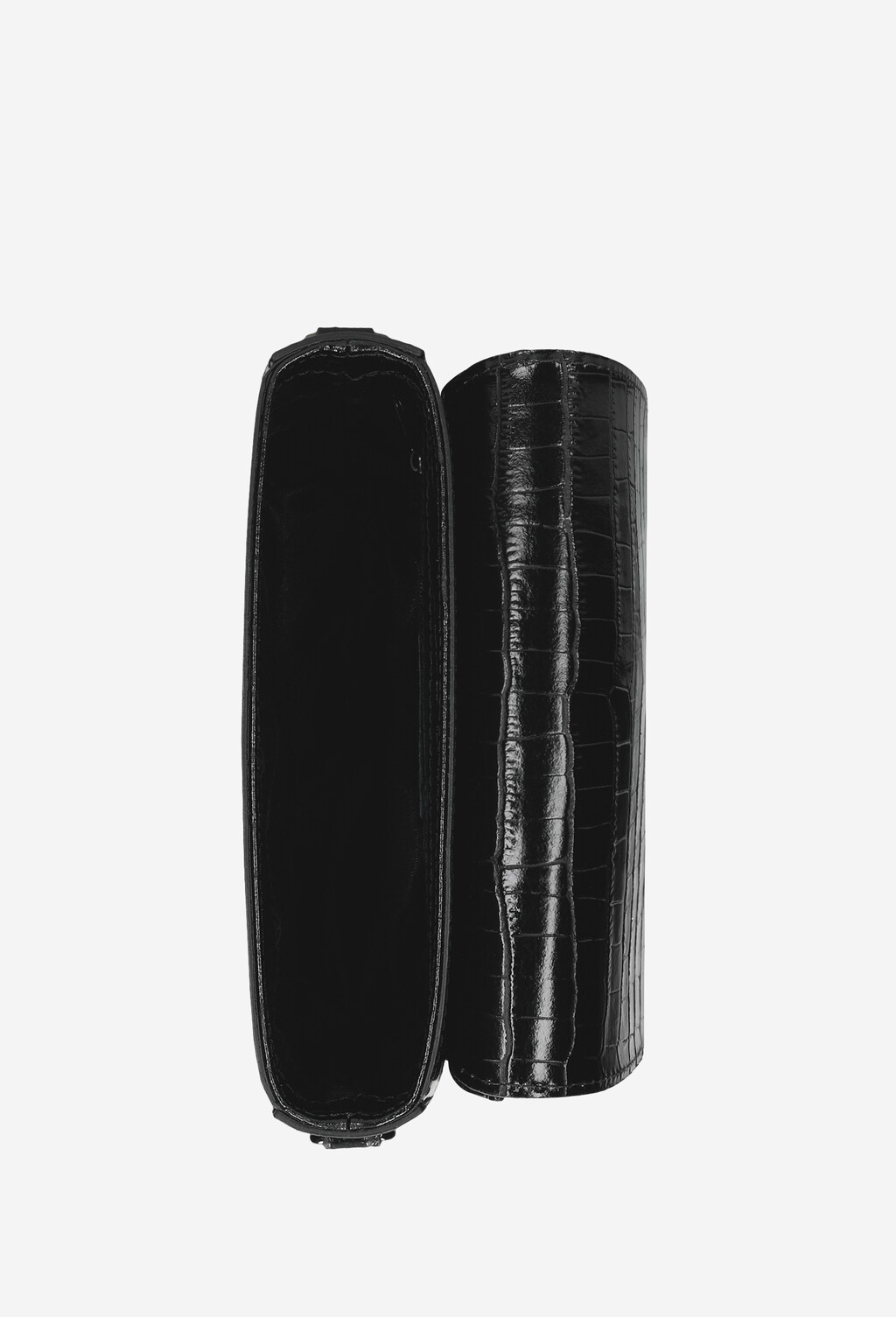 Mała czarna torebka damska z motywem zwierzęcym 80065-51 Widok 6