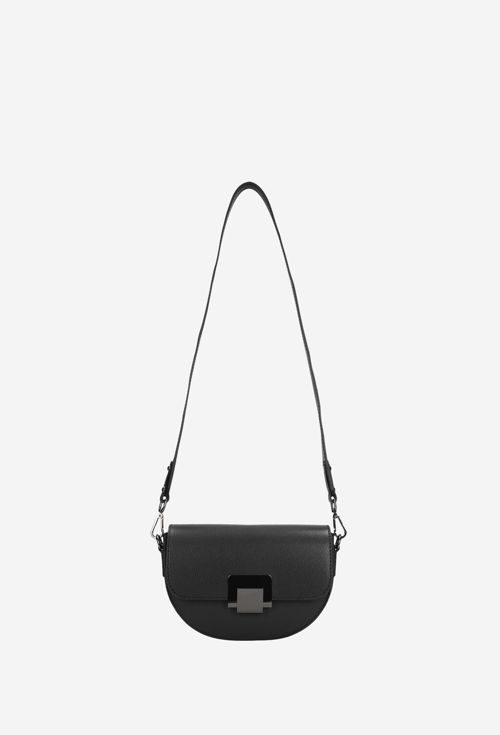 Mała czarna elegancka torebka damska 80066-51 Widok 5