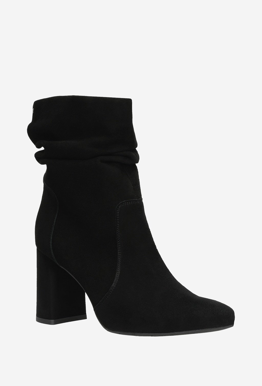 Rozkvet elegancie s koženými členkovými čižmami na opätku 55072-61 Widok 3