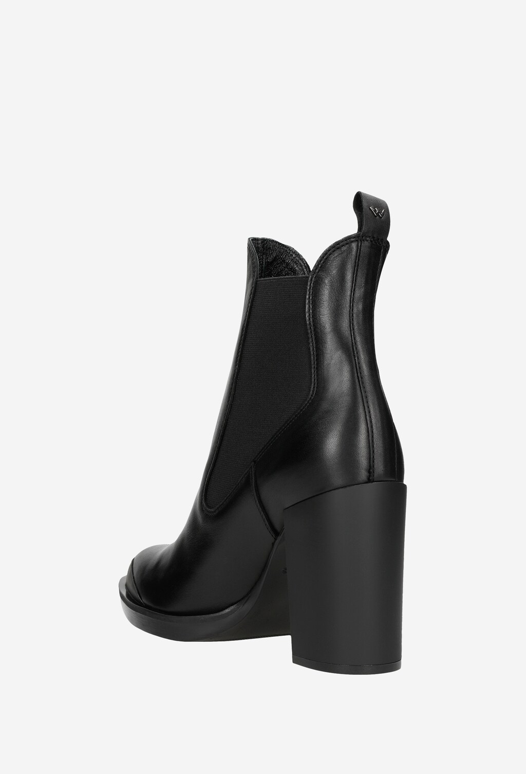 Buďte za hviezdu v čiernych členkových čižmách na opätku  55085-81 Widok 4