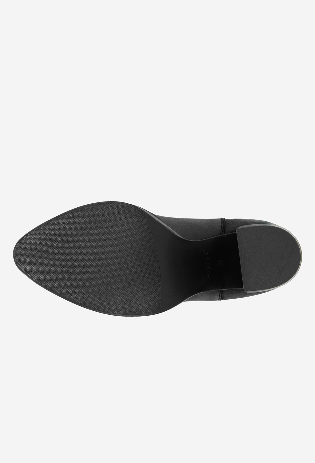 Buďte za hviezdu v čiernych členkových čižmách na opätku  55085-81 Widok 6