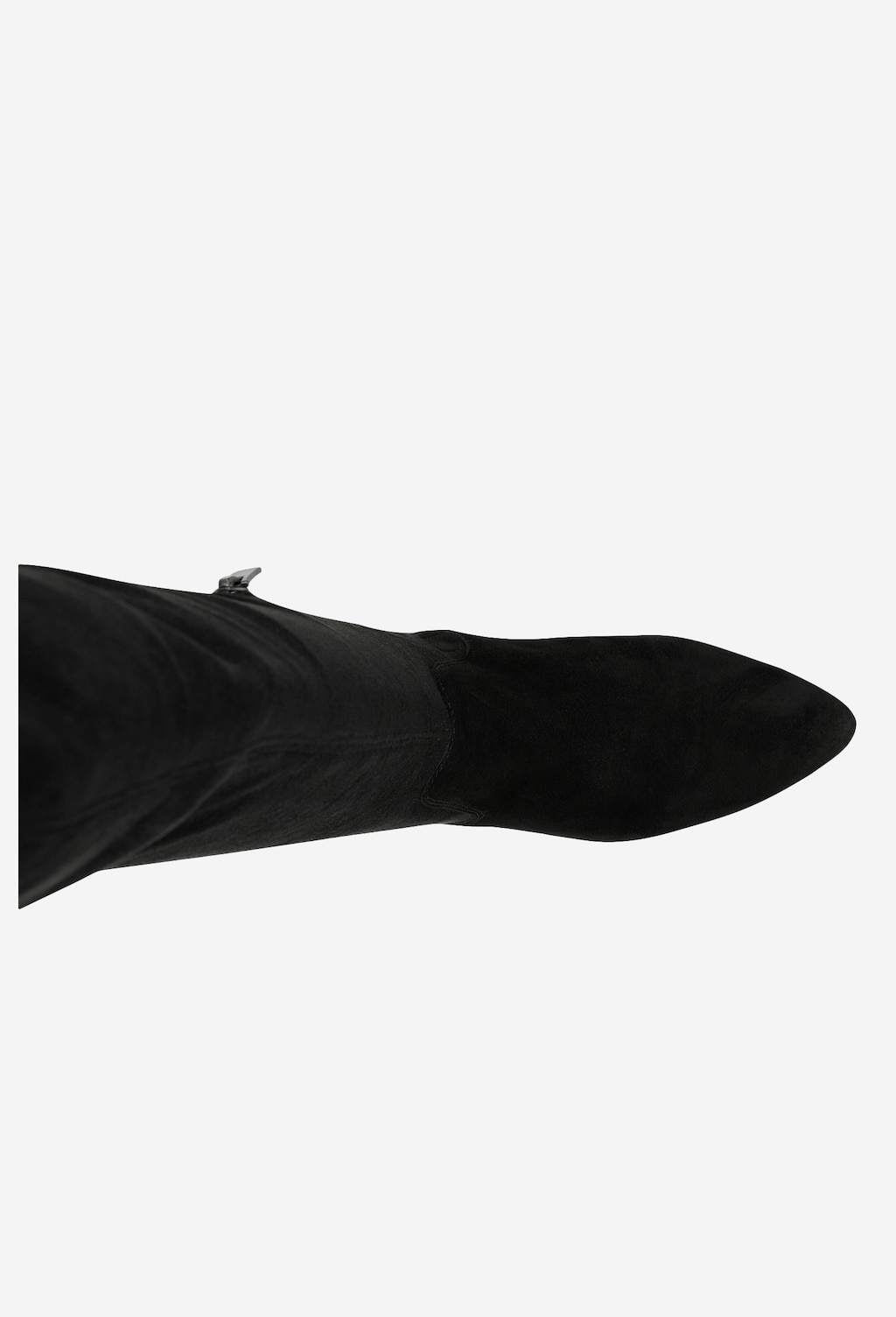 Czarne kozaki damskie na niskim obcasie 71008-81 Widok 5