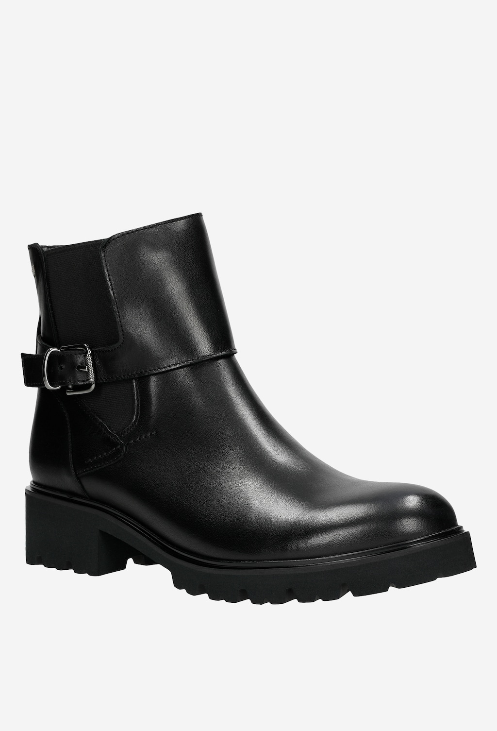 Zažeňte chlad v kožených dámskych členkových čižmách 55027-81 Widok 3