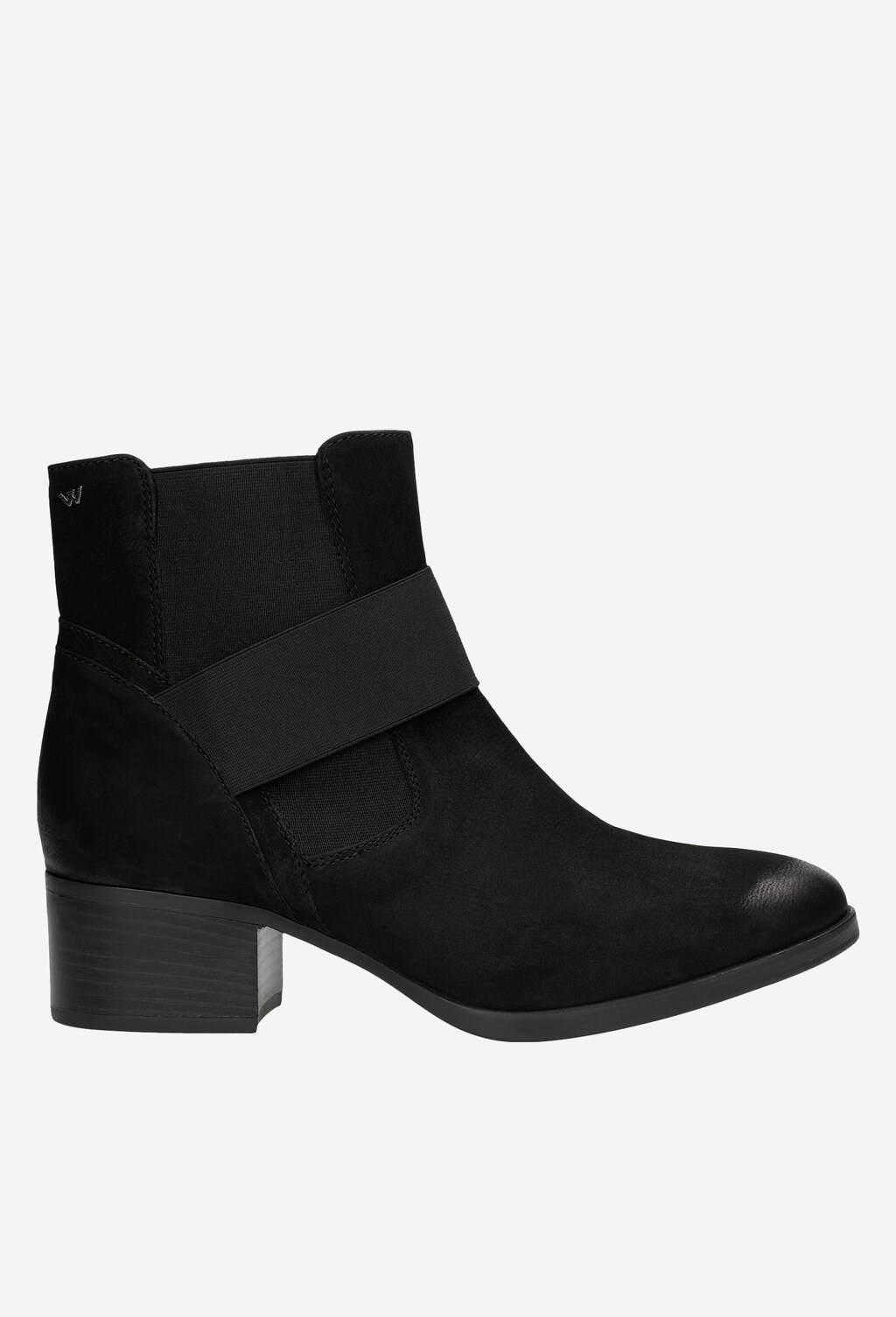 Každodenné radostné chvíle v čiernych členkových topánkach 55033-81 Widok 2