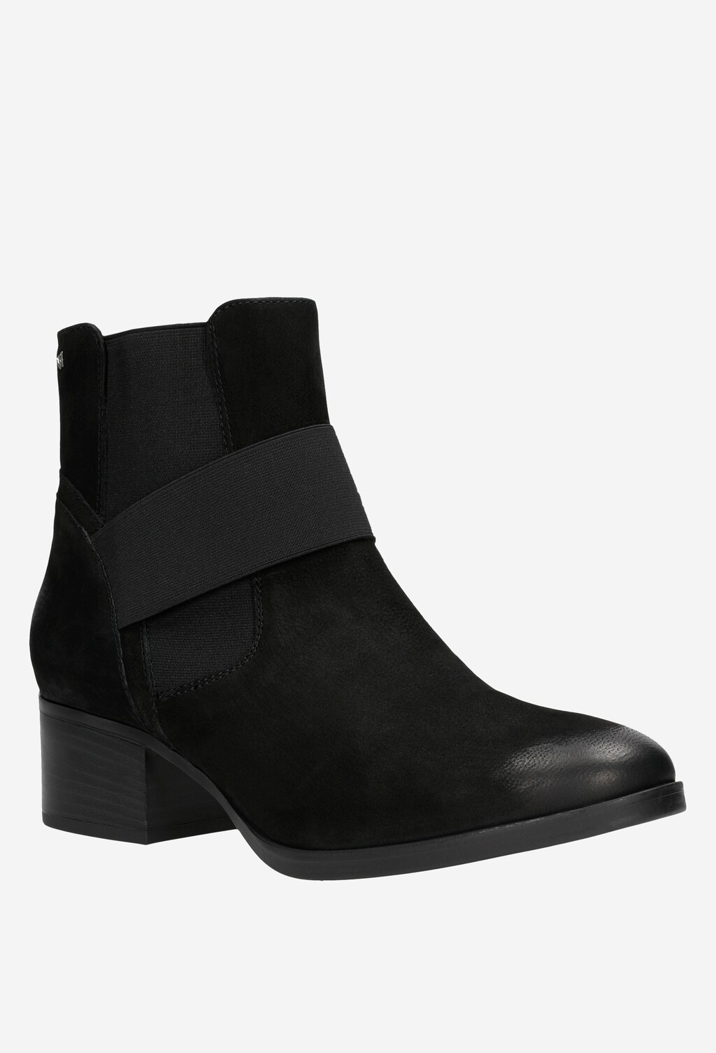 Každodenné radostné chvíle v čiernych členkových topánkach 55033-81 Widok 3