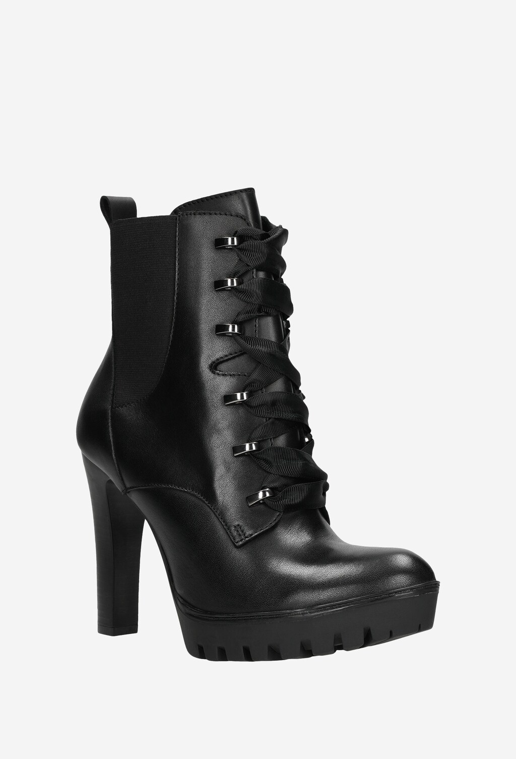 Členkové čižmy na opätku pre emancipovanú ženu 64024-81 Widok 3