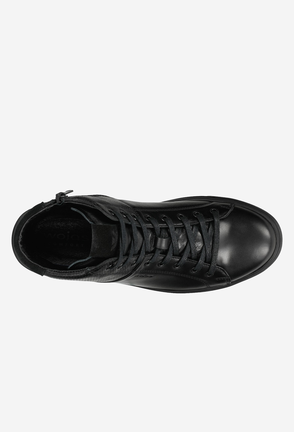 Černé pánské kotníkové boty ve sportovním stylu 24014-71 Widok 5